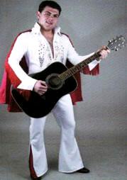 Elvis Costume Rhinestone Rockstar with Cape