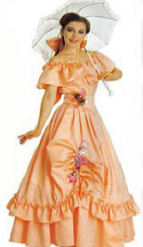 Deluxe Southern Belle Costume Georgia Peach