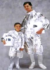 Child and Adult Astronaut