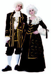  Amadeus Louis XVI Colonial Regency Costume (Large) : Clothing,  Shoes & Jewelry