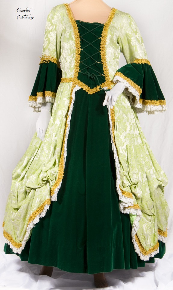 Adult Green Colonial Costume