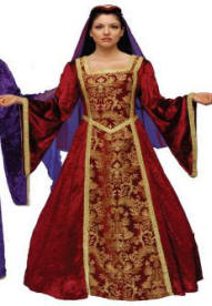 Medieval Queen Costumes,Renaissance Clothing,King,Princess,Medieval ...