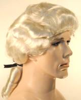 King Louis XIV Wig, Gray Colonial Judge Wig, 17th - 18th Century Wig, King of France Theatrical Wig, 17th Century Aristocratic Wig