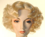 Madonna Wig 1930's Fingerwave Tousled Breathless Madonna Skin Top Wig
